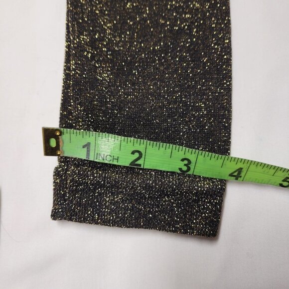 Gold Stretch Pants Tights or Leggings - Size Petite or Small - Picture 11 of 14